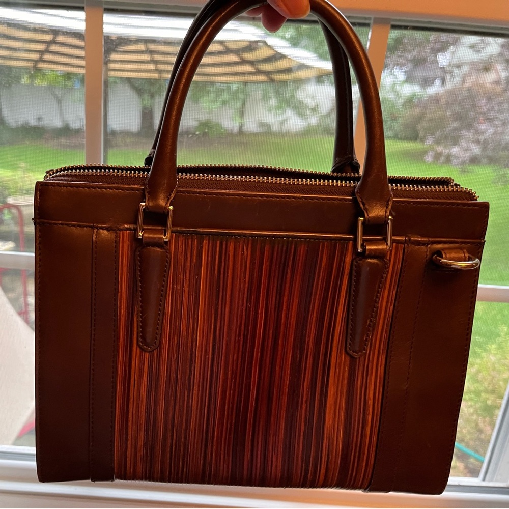 Brahmin Brown Balsa Anywhere tote bag.Brand new bag no tags. No crossbody strap.